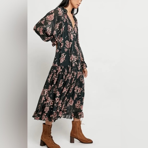 Free people feeling groovy maxi dress size XS - Picture 2 of 16